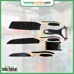 Pisau Set Hitam 5PCS